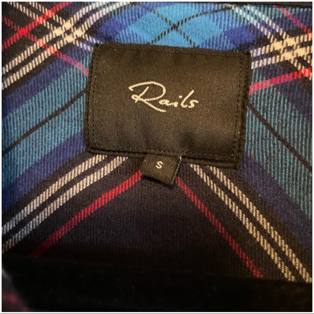 Rails Plaid Button Down Size Small - image 2